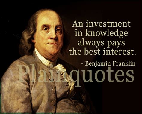 Benjamin Franklin Quotes Homecare24