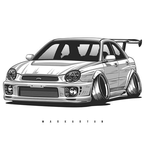 Jdm Drift Car Drawings Car Illustration Crazy Car Art Jdm Japanese