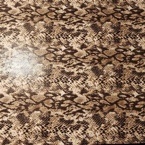 Brown Snakeskin Stretch Lycra Fabric 58 By The Yard Etsy