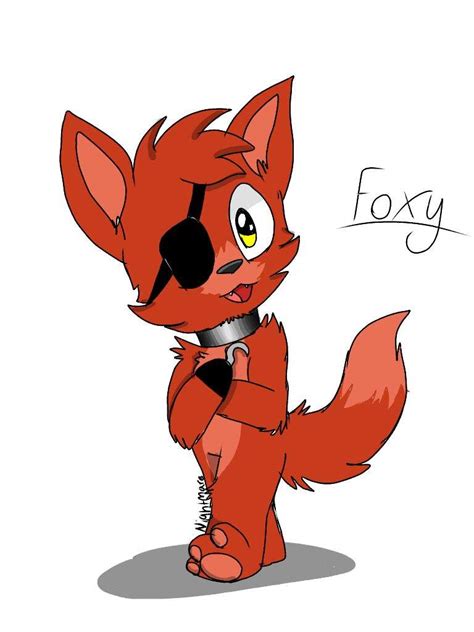 How To Draw Chibi Foxy The Fox From Five Nights At Freddys Book Covers