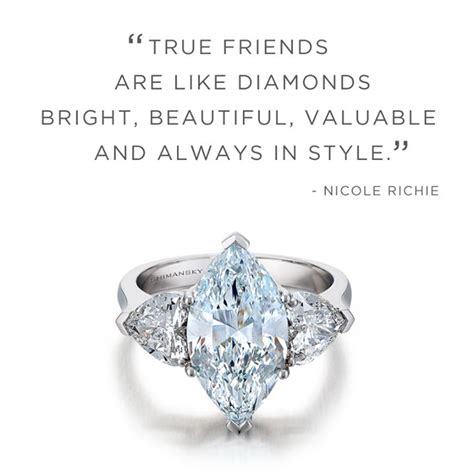 If music be the food of love, then how about a little rock. Quotes about Diamond rings (28 quotes)
