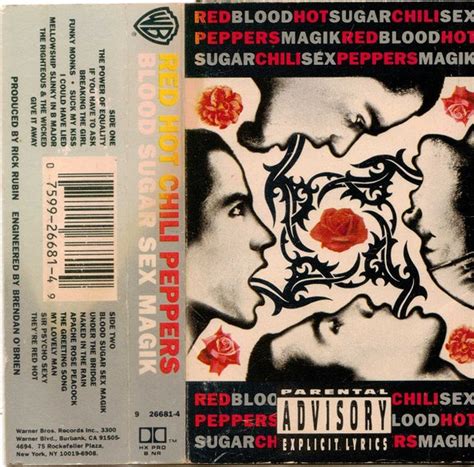 Red Hot Chili Peppers Blood Sugar Sex Magik 1991 Ar Cassette