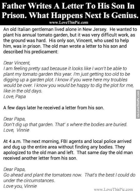 We do not approve of racism; Father Writes A Letter To His Son In Prison. What Happens ...