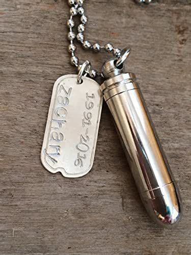 Top picks related reviews newsletter. Amazon.com: Men's urn cremation jewelry bullet locket ...