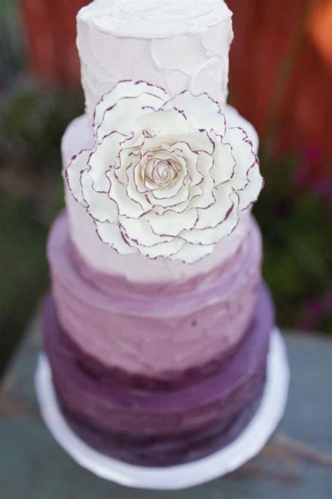 Recent Media And Comments In Birthday Ideas Purple Wedding Cake Purple