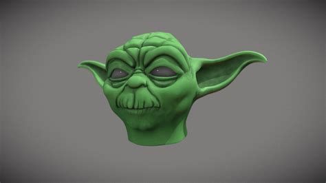 Star Wars Yoda Head 3d Model By Damasquinoinox 97c5622 Sketchfab