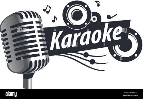 Vector Logo Karaoke Stock Vector Image And Art Alamy