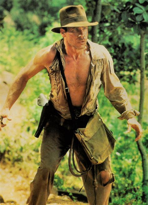 Harrison Ford In Indiana Jones And The Temple Of Doom 1984 A Photo