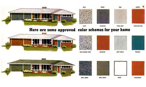 Quick Guide To Selecting Mid Century Modern Colors For Exterior Paint