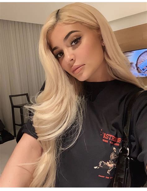 Kylie Jenner Blonde Hair Ariel Makeupbyariel • Instagram Photos