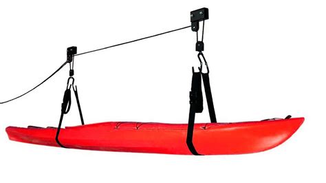 Heavy Duty Overhead Kayak And Canoe Pulley Storage Hoist 54kg Kayak