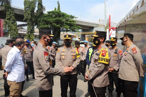 Cek Layanan Keamanan Di Banten Irwasum Polri Kunjungi Pos Pam