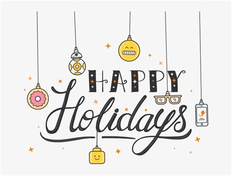 Happy Holidays Png Transparent Image Happy Holidays Email 
