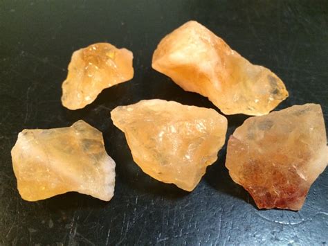Rough Citrine Crystal Heat Treated 1 Inch Citrine Stone Etsy In 2021