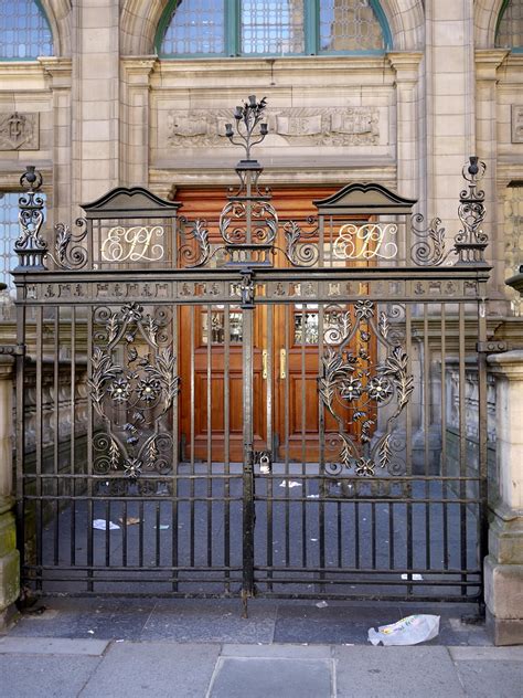 Epl Gates To The Entrance Of The Edinburgh Public Library Flickr