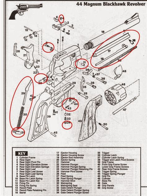 Ruger Blackhawk Air Rifle Parts Diagram