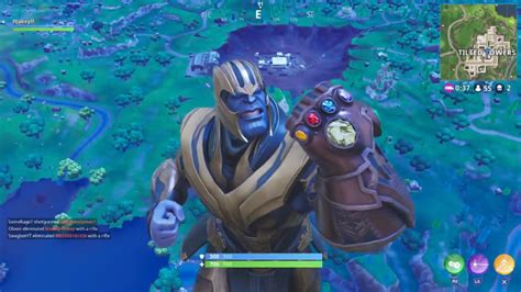 Thanos And The Infinity Gauntlet Come To Fortnite In An Amazing