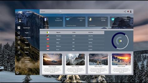 C Winforms Modern Dashboard Ui Design Concept Images