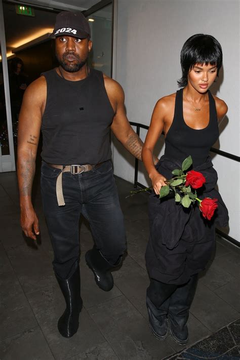 Kanye West 45 Piles On Romance With New Girlfriend Juliana Nalu 24