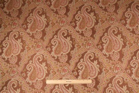 Beacon Hill Antique Paisley Italian Tapestry Upholstery Fabric In Brown