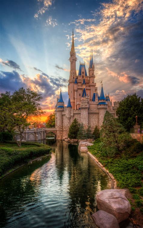 Cinderella Castle Sunset By Jack Crouse On 500px Disneyland Castle