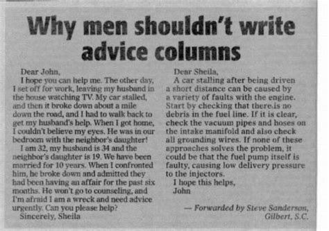 Men Advice Column 1 Pic