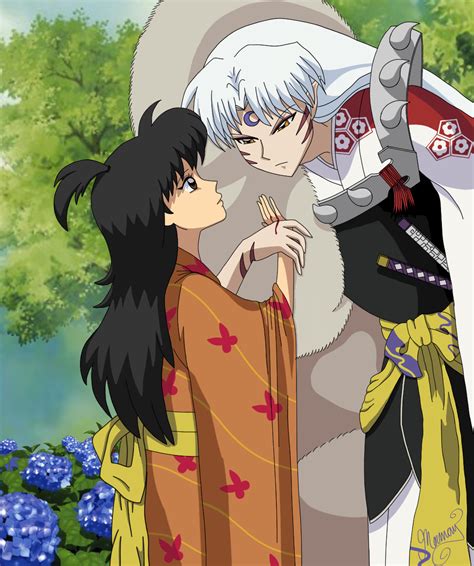 Sesshomaru And Older Rin Fanart Inuyasha Sesshxrin A Cut By Mer