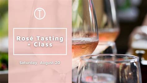 Rosé Tasting Class Trova Wine Market Dallas August 20 2022