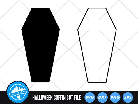 Coffin Casket Svg Files Halloween Svg Graphic By Lddigital · Creative
