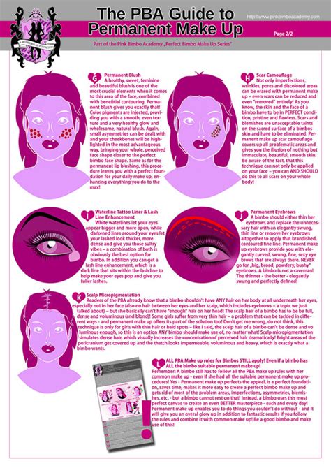 The Pba Guide To Bimbo Makeup Permanent Make Up Microblading Meso Needling Pink Bimbo