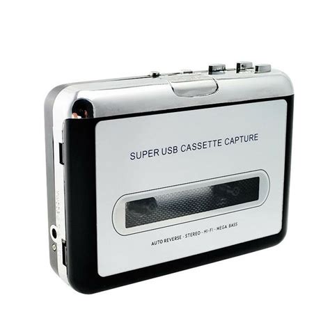 Tureclos Mini Usb Cassette Tape To Mp3 Cd Converter Capture Audio Music Player Portable Tape