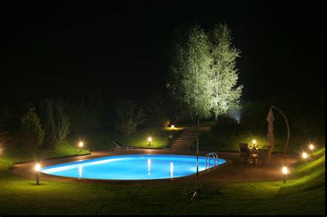 Backyard Lighting Ideas With Pool Impressive Exterior Designs 20