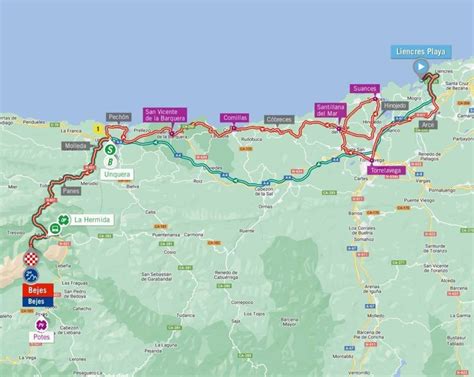 Vuelta A España 2023 16° Tappa Liencres Playa Bejes Percorso Orari