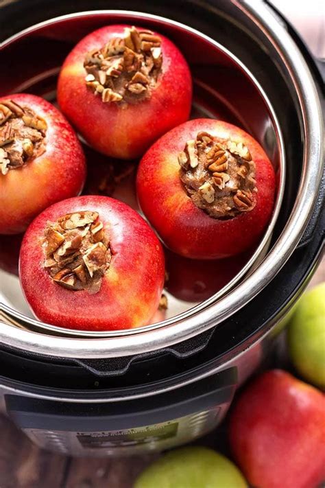 Lock the lid into place and close the steam valve. Instant Pot Baked Apples | Simply Happy Foodie