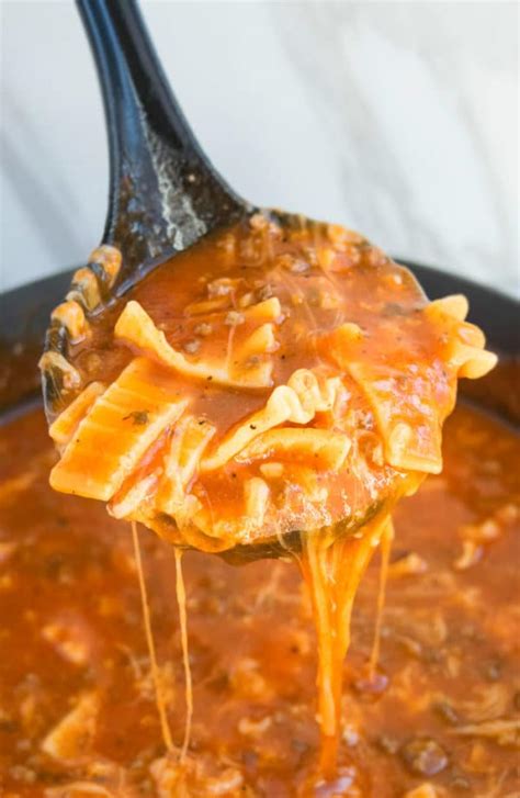 One Pot Lasagna Soup One Pot Recipes