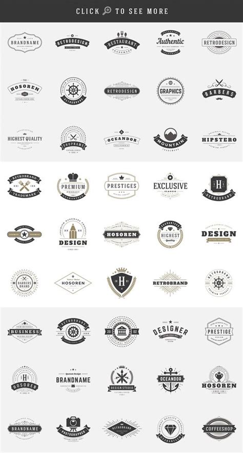 150 Retro Vintage Logotypes Vintage Branding Design Circular Logo