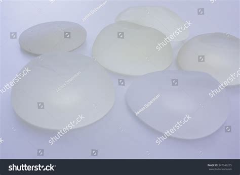 Various Sizes Silicon Breast Implants Still Stock Photo 347949215