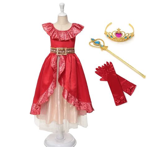 Girl Princess Elena Of Avalor Adventure Dress Up Cosplay Costume