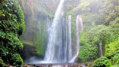 Senaru Waterfalls Lombok Indonesia