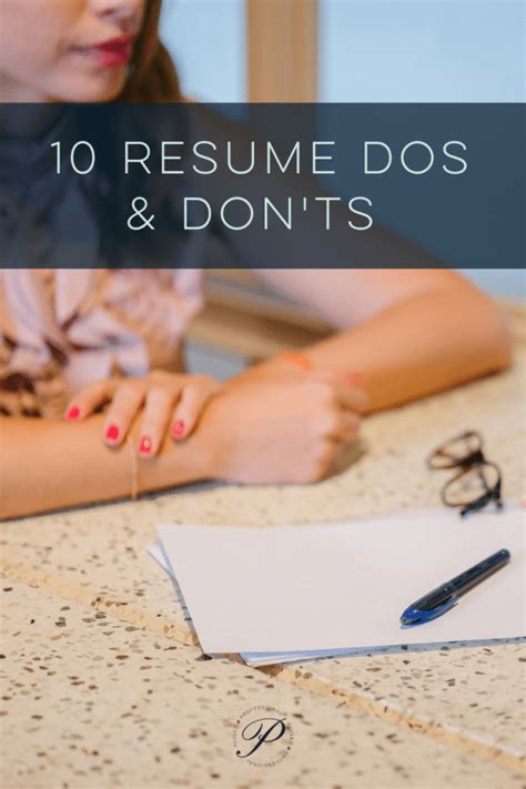 Resume Dos And Donts Tips For Crafting The Perfect Resume