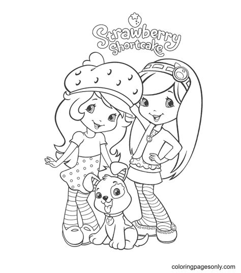 Blueberry Muffin Coloring Pages