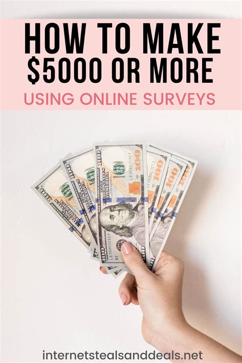 How To Make 5000 Or More Using Online Surveys Surveys That Pay Cash