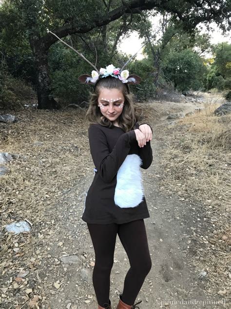 Easy Diy Deer Costume For Girls Pinned And Repinned