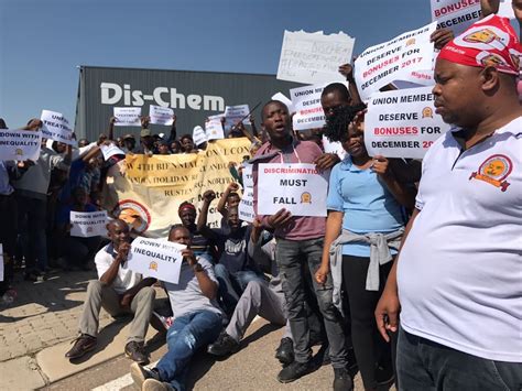 Dis Chem Workers Go On Strike Over Bonuses