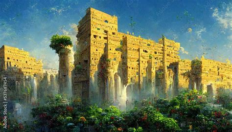 The Hanging Gardens Of Babylon The Capital City Of The Ancient