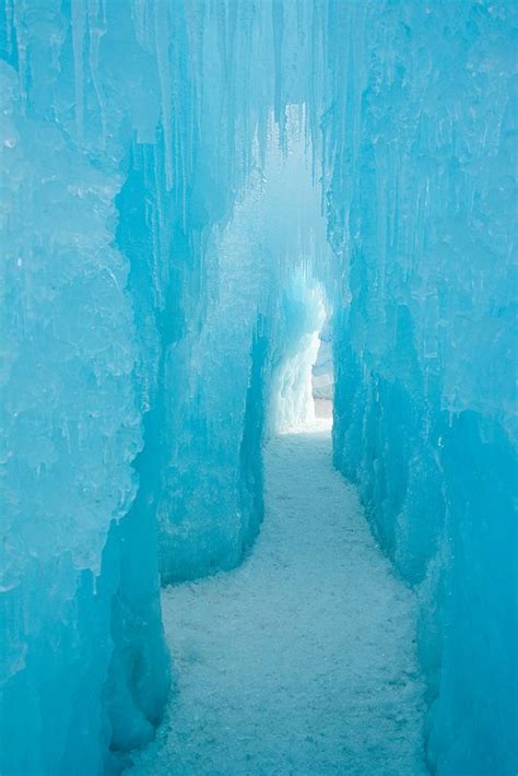 Ice Tunnel Snow Pictures Nature Photos Scenery