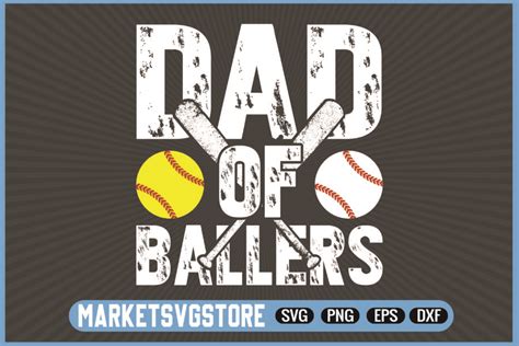 Dad Of Ballers Fathers Day Svg Dad Svg Best Dad Happy Fathers Day Cricut Crella