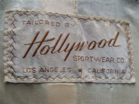 Hollywood Vintage Woven Label Woven Labels Clothing Tags Clothing