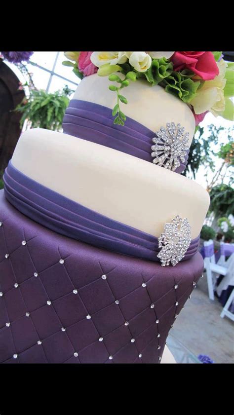 Purple Haze Purple Wedding Cakes Bling Wedding Cakes Purple Cakes