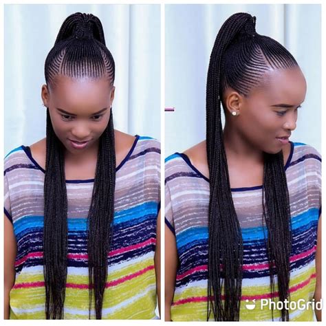 Hairstyles for long hair that's straight are absolutely gorgeous when worn sleek and healthy. Fulani Braids Straight Up Hairstyle Pictures 2020 - Fulani braids | Ebena hair professionals ...